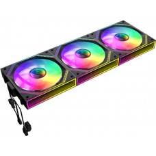 120mm Case Fan - GAMEMAX FN12A-S3I Black Kit 3in1